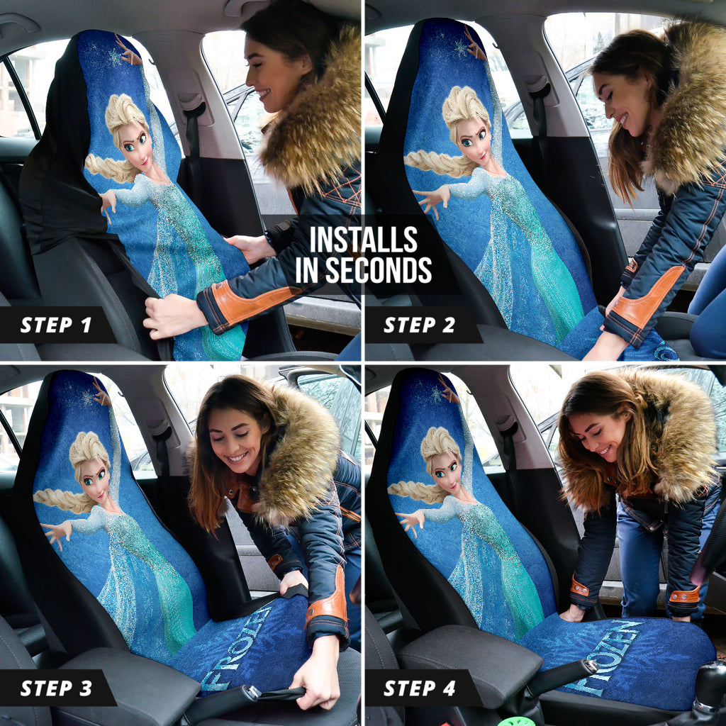 Frozen Elsa Fan Gift Car Seat Covers Car Accessories Ci220401-01