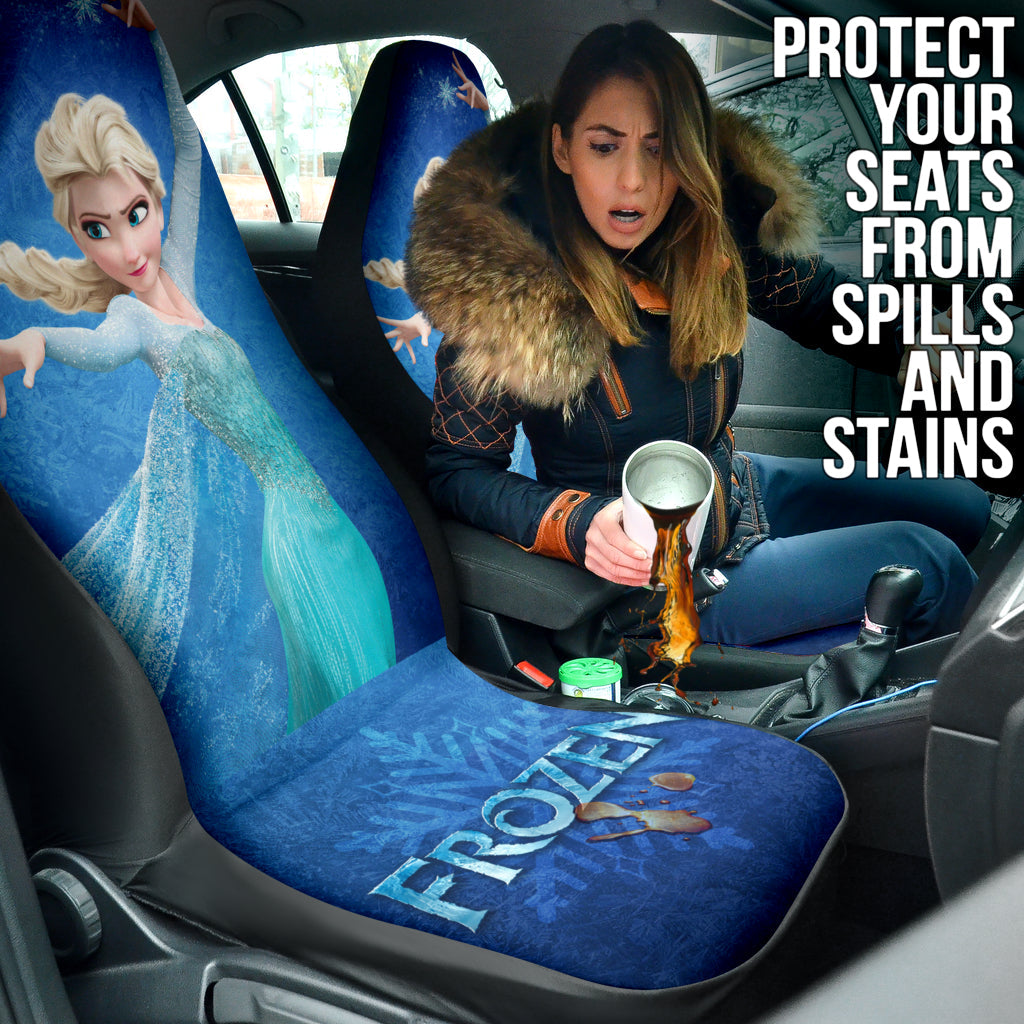 Frozen Elsa Fan Gift Car Seat Covers Car Accessories Ci220401-01
