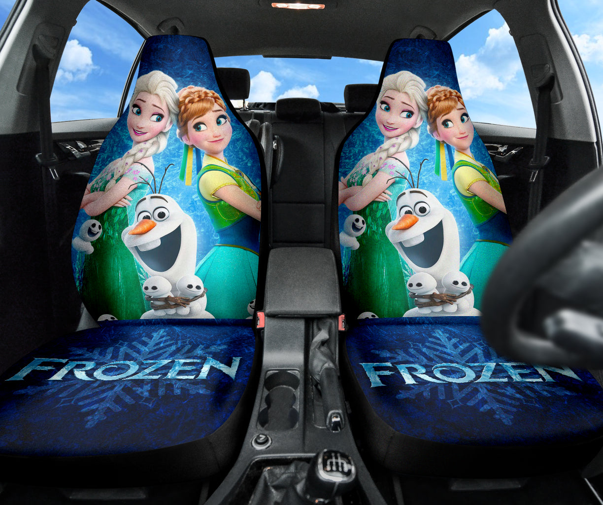 Frozen Fan Gift Car Seat Covers Car Accessories Ci220401-02