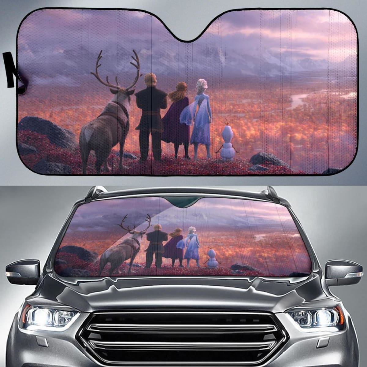 Frozen 4K The Movie Car Sun Shade Universal Fit 225311