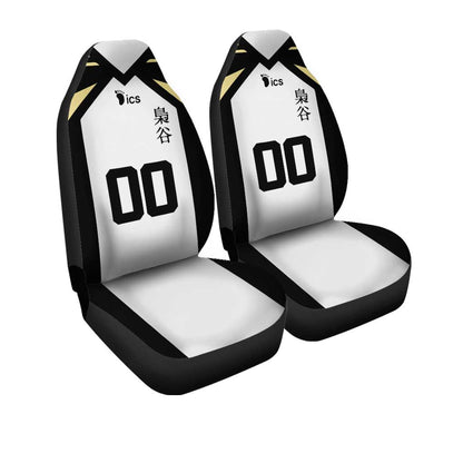Fukurodani Car Seat Covers Personalized Haikyuu Anime Car Accessories