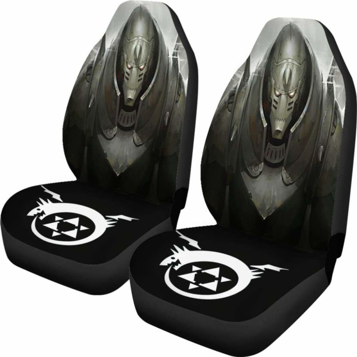 Full Metal Alchemist Brotherhood Elric Alphonse Seat Covers 101719 Universal Fit