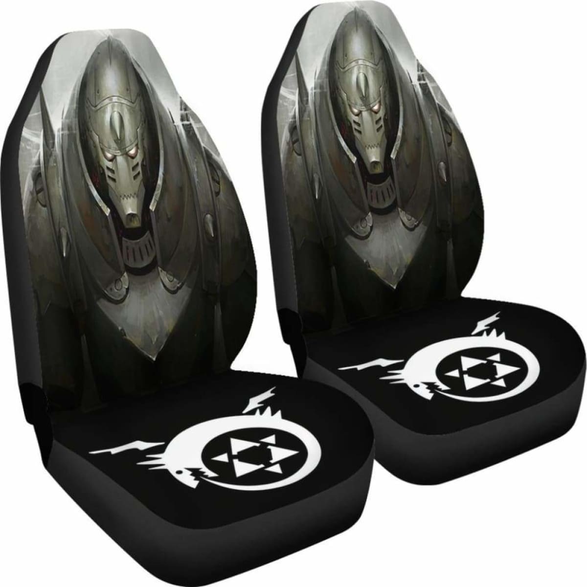 Full Metal Alchemist Brotherhood Elric Alphonse Seat Covers 101719 Universal Fit