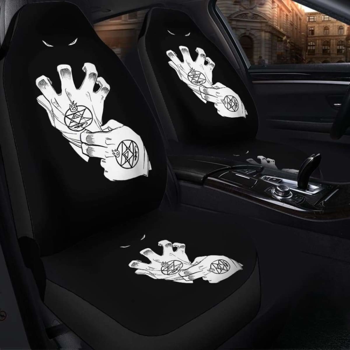 Full Metal Alchemist Brotherhood Seat Covers 101719 Universal Fit