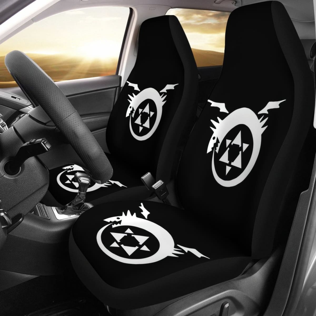 Fullmetal Alchemist Logo Seat Covers Amazing Best Gift Ideas 2020 Universal Fit 090505