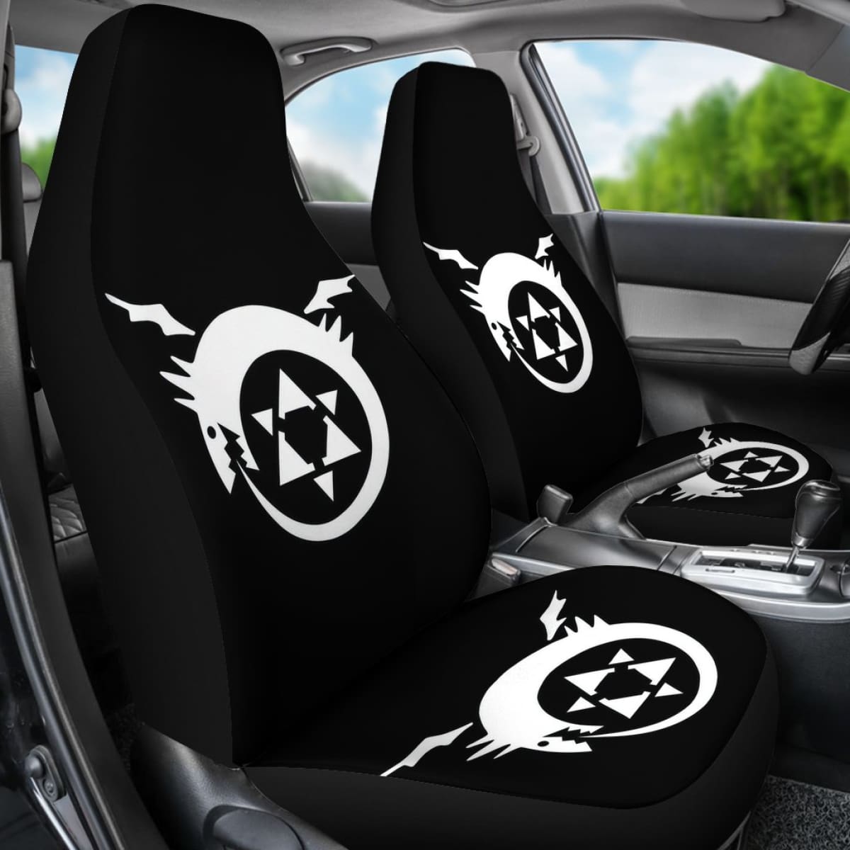 Fullmetal Alchemist Logo Seat Covers Amazing Best Gift Ideas 2020 Universal Fit 090505