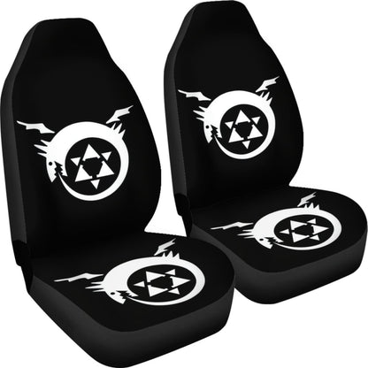 Fullmetal Alchemist Logo Seat Covers Amazing Best Gift Ideas 2020 Universal Fit 090505