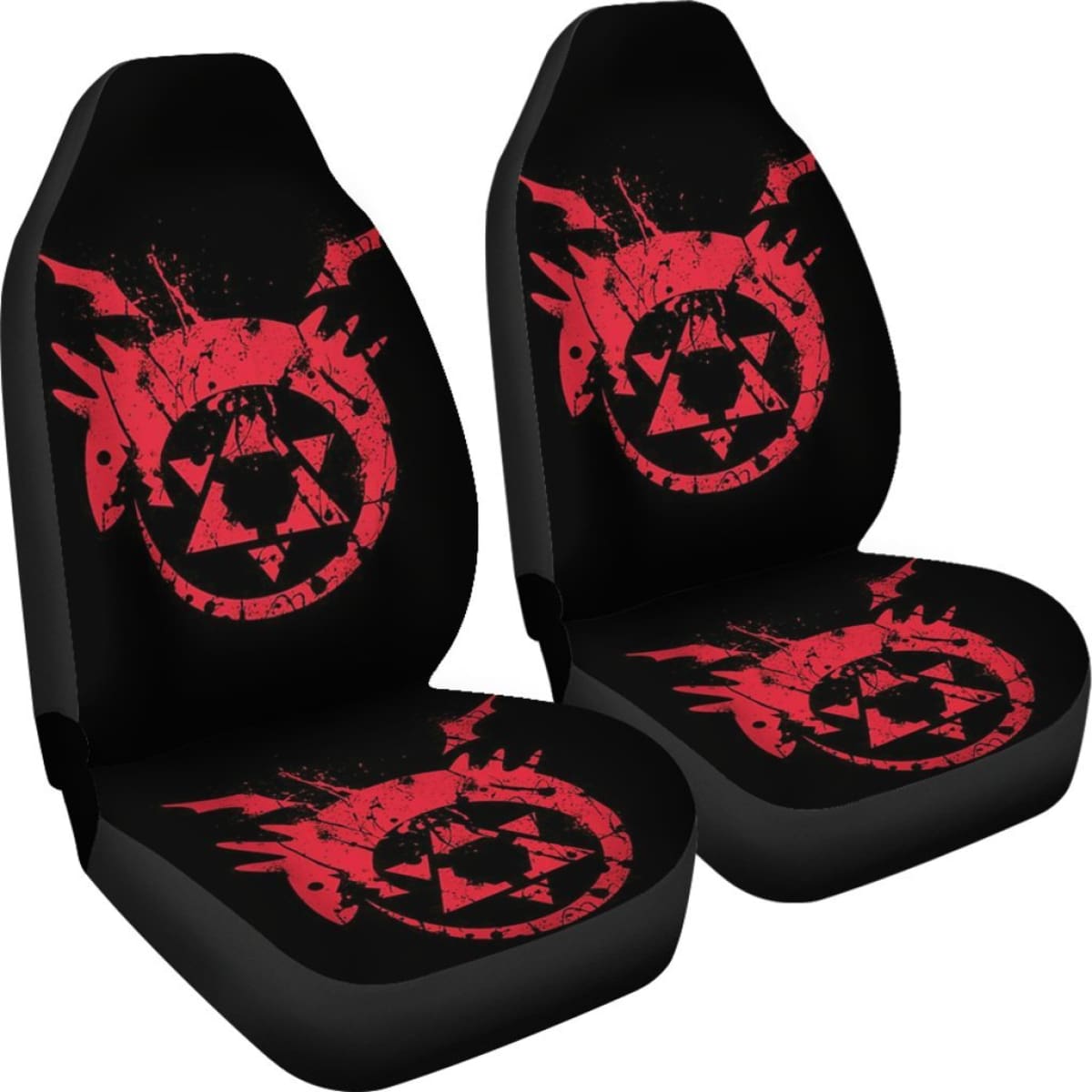 Fullmetal Alchemist Red Logo Seat Covers Amazing Best Gift Ideas 2020 Universal Fit 090505