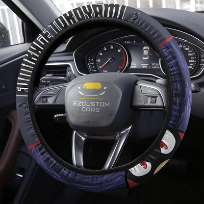 Fumikage Tokoyami Anime Steering Wheel Cover Custom Anime My Hero Academia Car Accessories