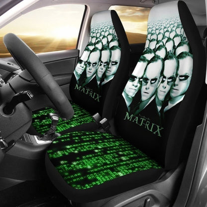 Funny Agent Smith The Matrix Car Seat Covers Universal Fit 194801