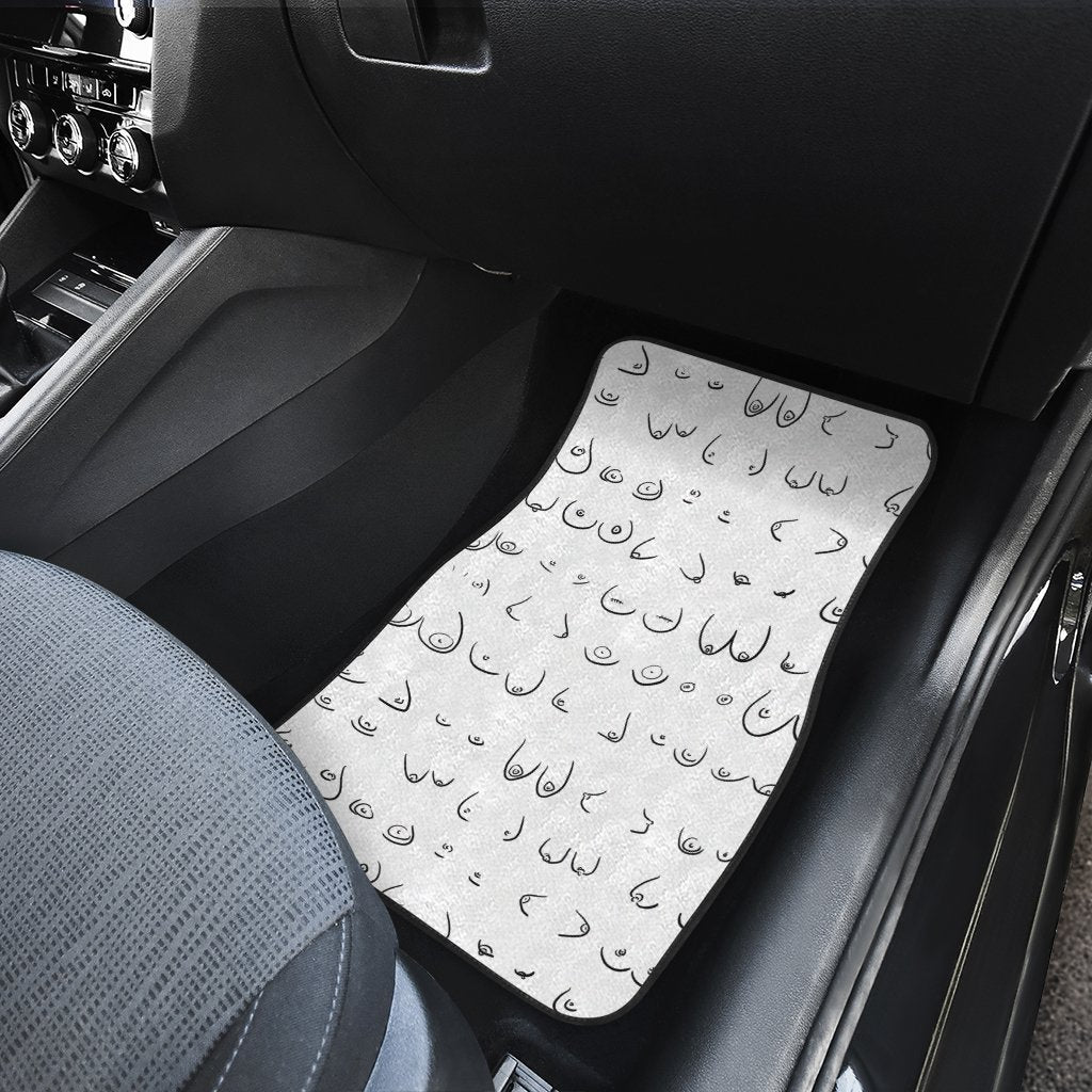 Funny Boobs Car Floor Mats Custom Car Accessories
