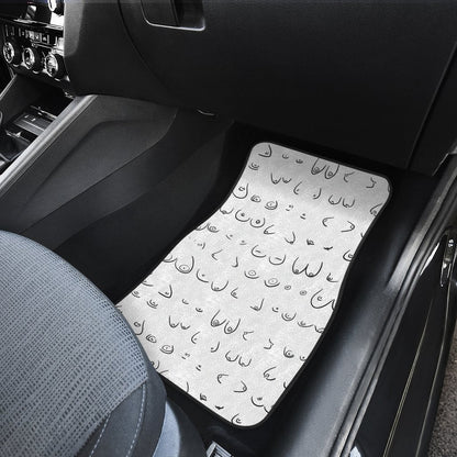 Funny Boobs Car Floor Mats Custom Car Accessories