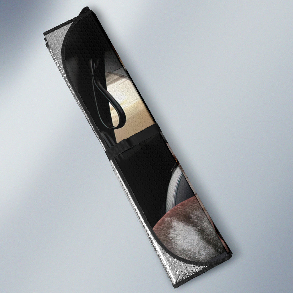 Funny Cat Driving Car Auto Sunshades
