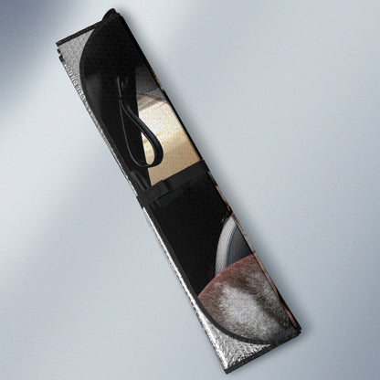 Funny Cat Driving Car Auto Sunshades