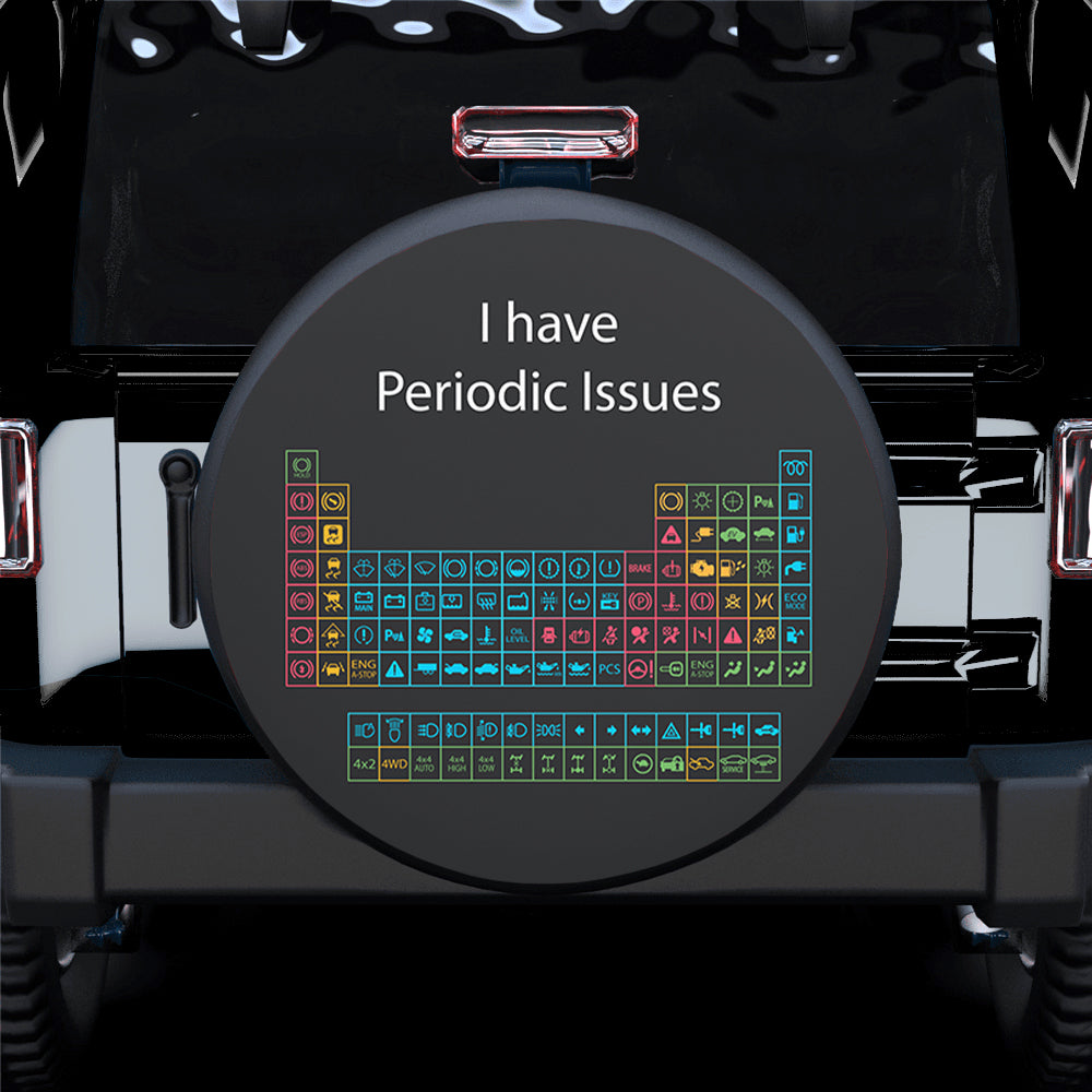 Funny Check Engine Light Car Spare Tire