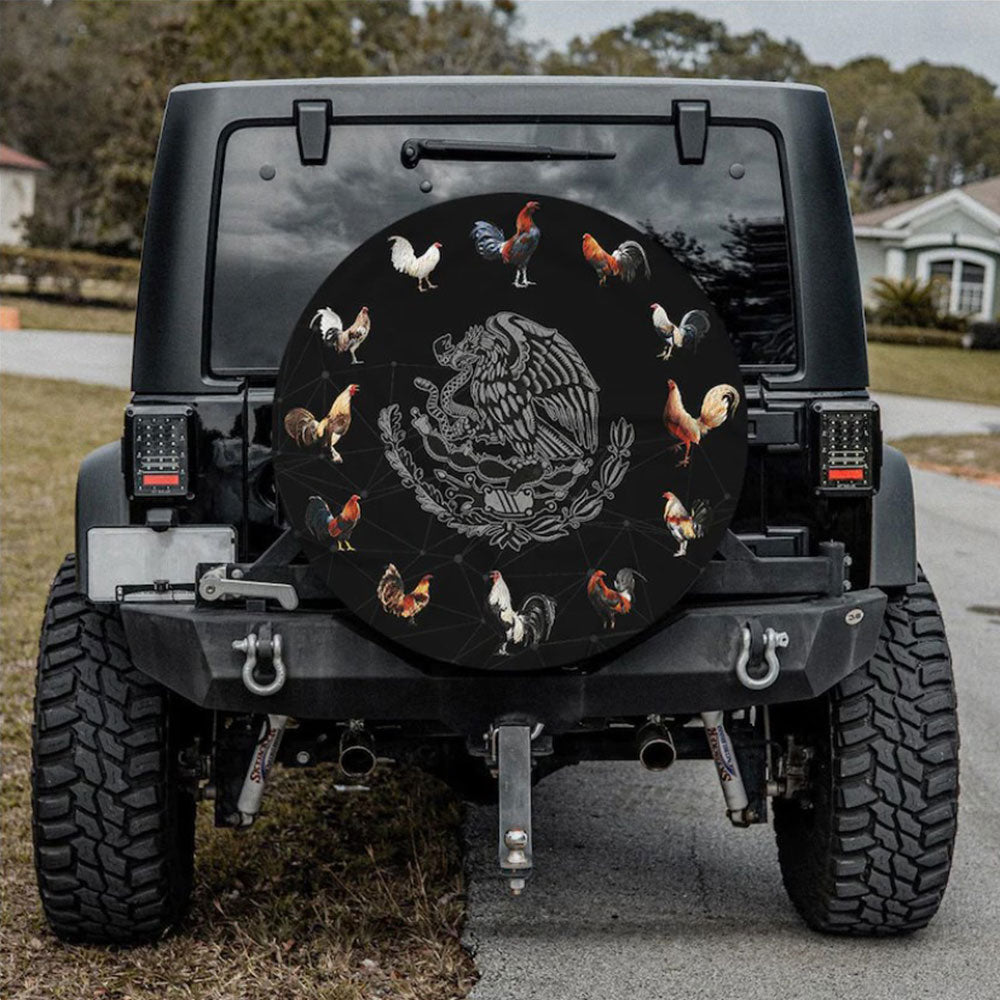 Funny Cocks, Roasters Car Spare Tire Cover