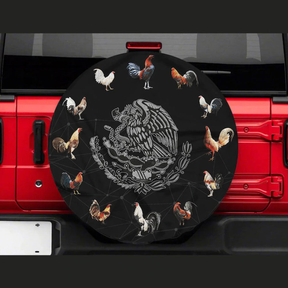 Funny Cocks, Roasters Car Spare Tire Cover
