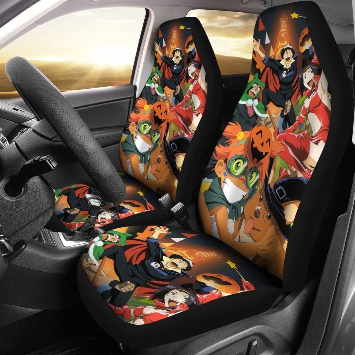 Funny Cowboy Bebop Car Seat Covers For Fan Gift Lt04 Universal Fit 225721