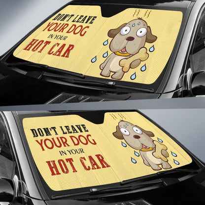 Funny Dog Car Sunshade Custom Car Interior Accessories