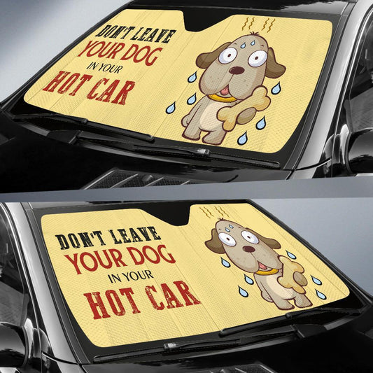 Funny Dog Car Sunshade Custom Car Interior Accessories