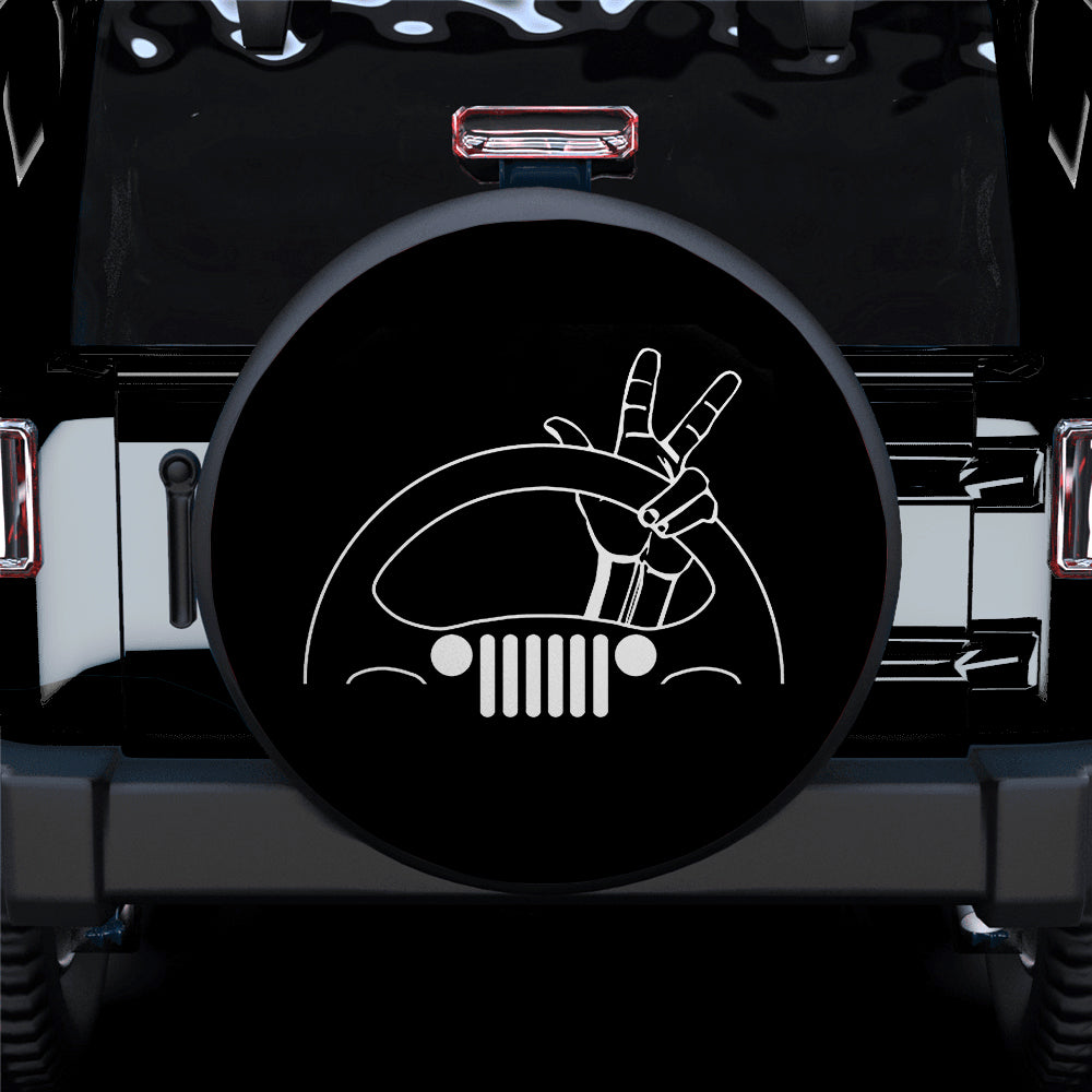 Funny Driving Car Spare Tire Cover