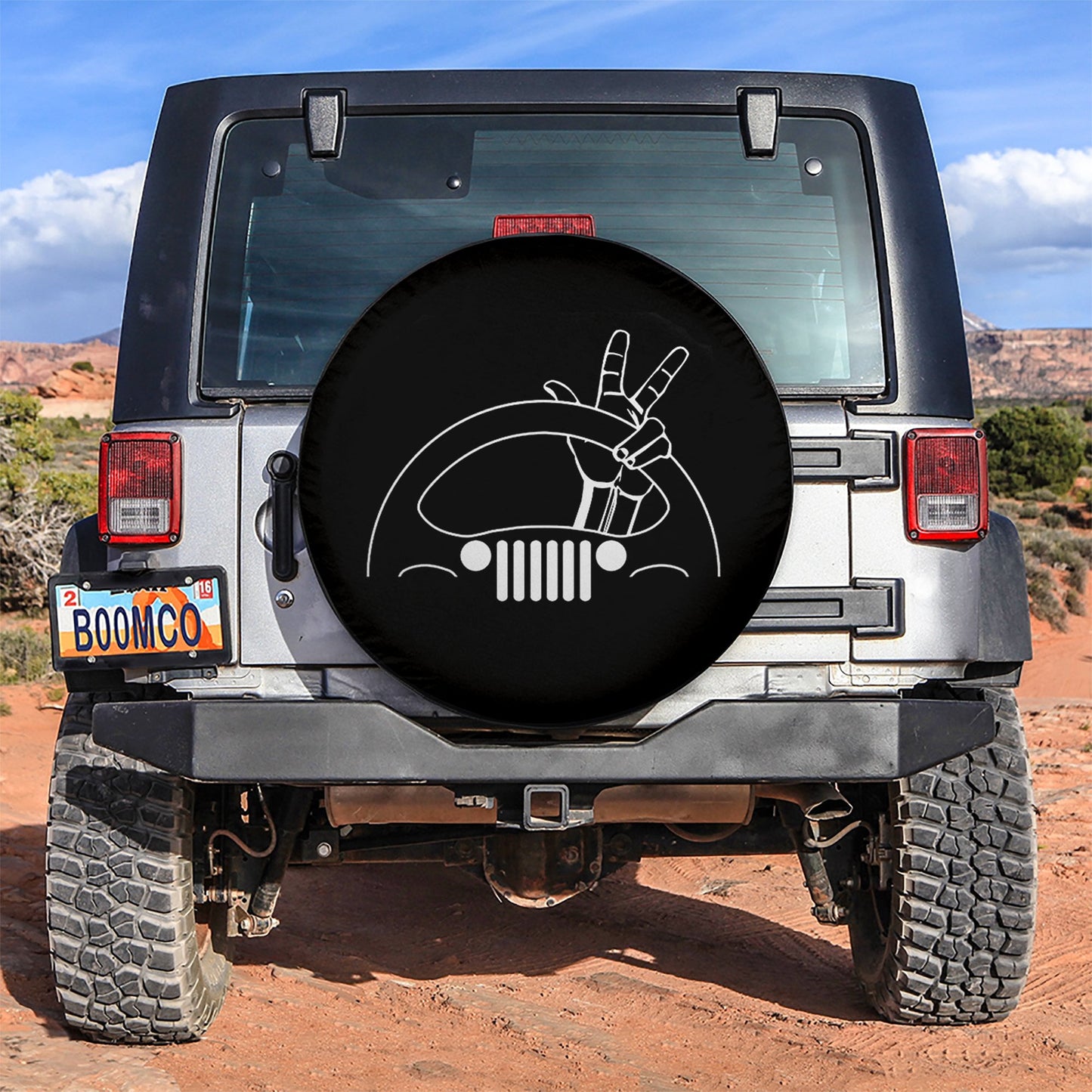 Funny Driving Car Spare Tire Cover