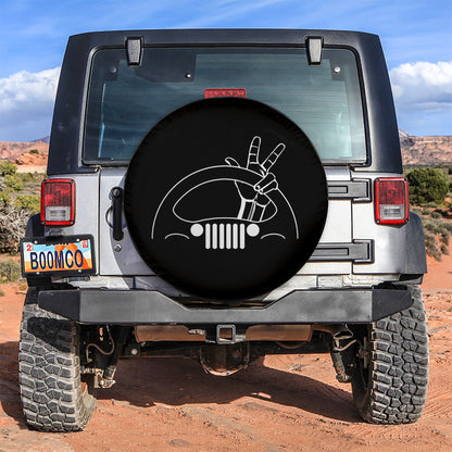 Funny Driving Car Spare Tire Cover