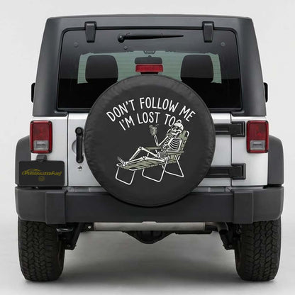 Funny Jeep Spare Tire Cover – Don’t Follow Me I’m Lost Too