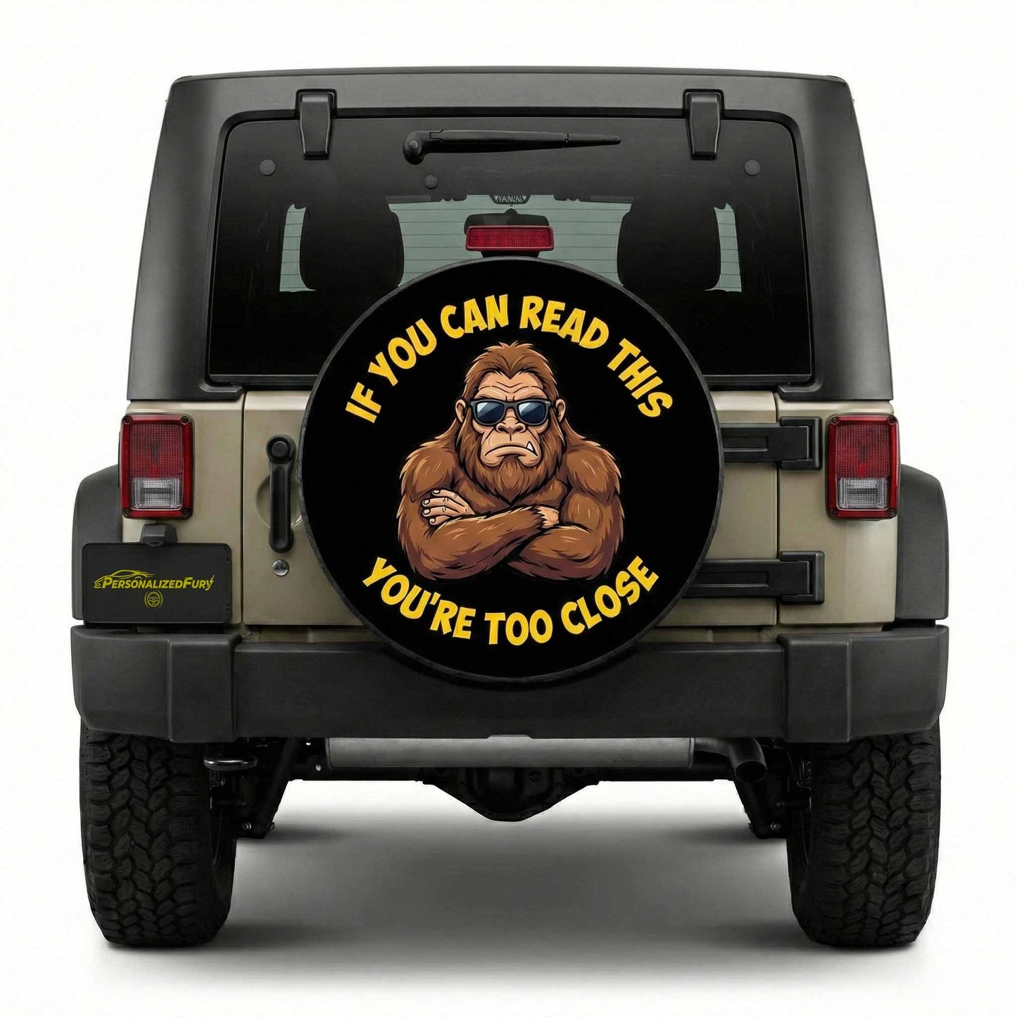 Funny Jeep Spare Tire Cover – If You Can Read This, You’re Too Close