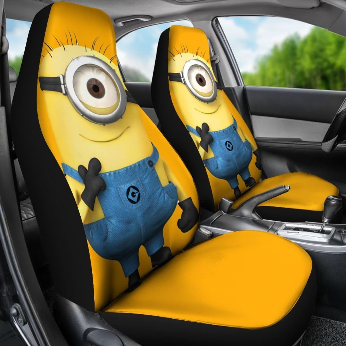 Funny Minions Seat Covers Amazing Best Gift Ideas 2020 Universal Fit 090505