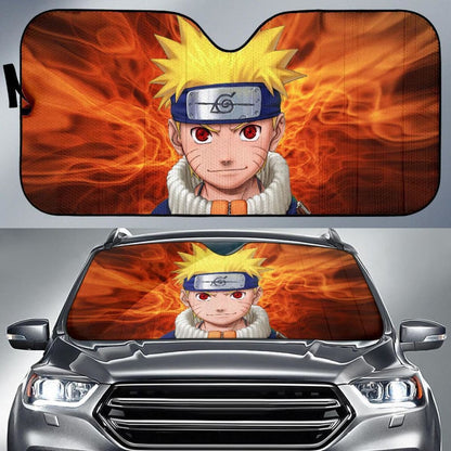 Funny Naruto Eyes Sharingan Anime Auto Sun Shade Nh06 Universal Fit 111204