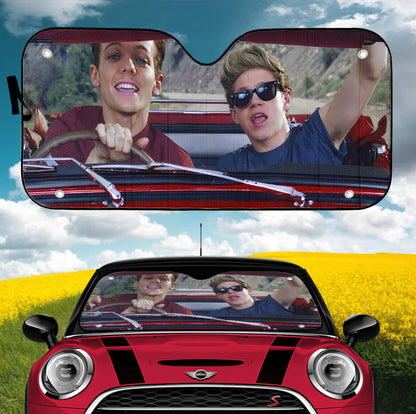 Funny One Direction Driving Car Auto Sunshades