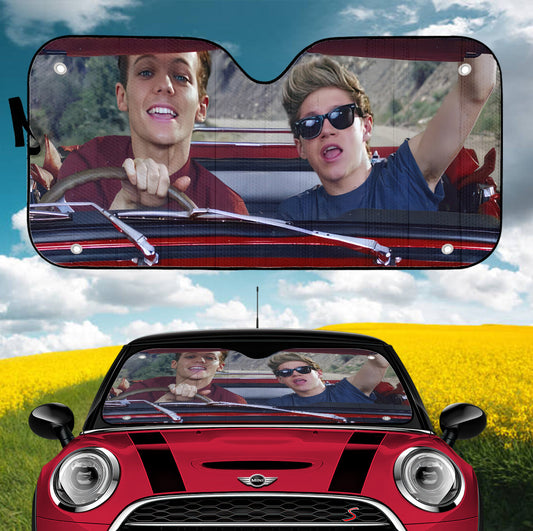 Funny One Direction Driving Car Auto Sunshades