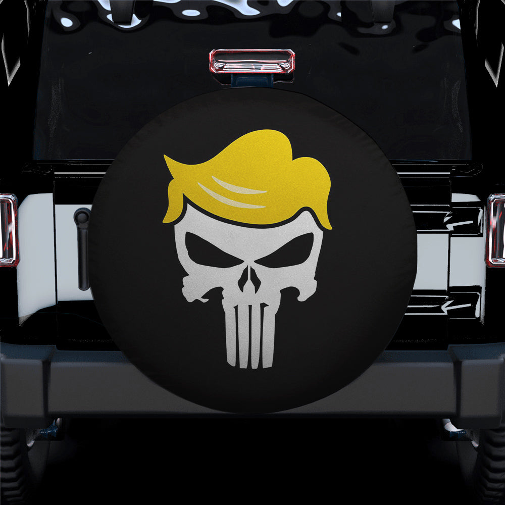 Funny Skull Spare Tire Cover