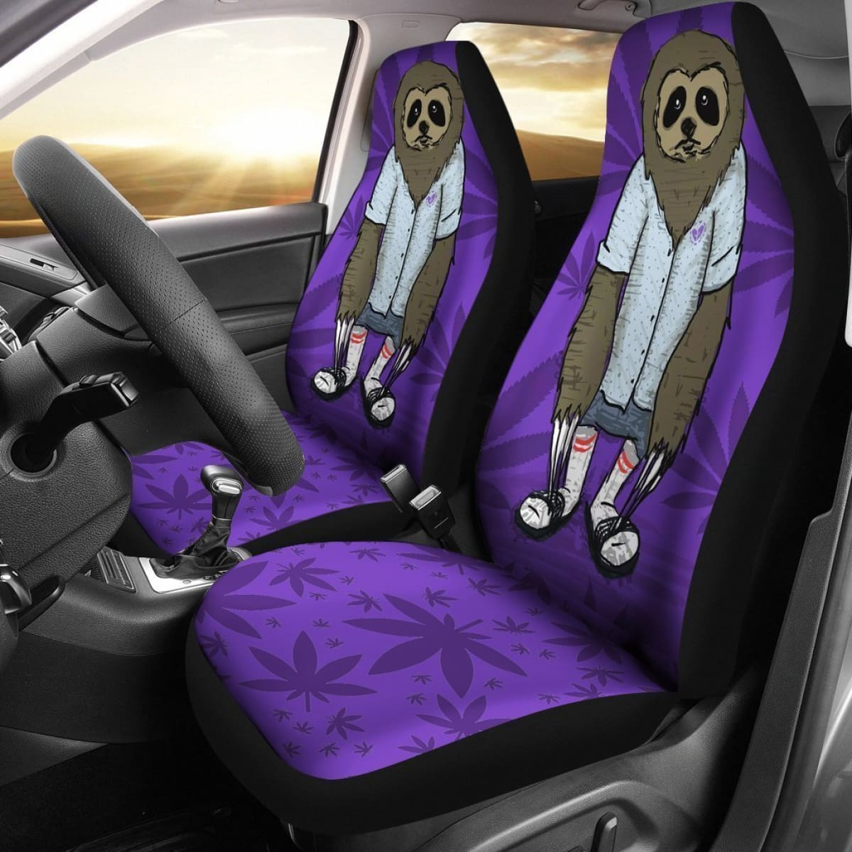 Funny Sloth Wolverine Zootopia Car Seat Covers Lt04 Universal Fit 225721