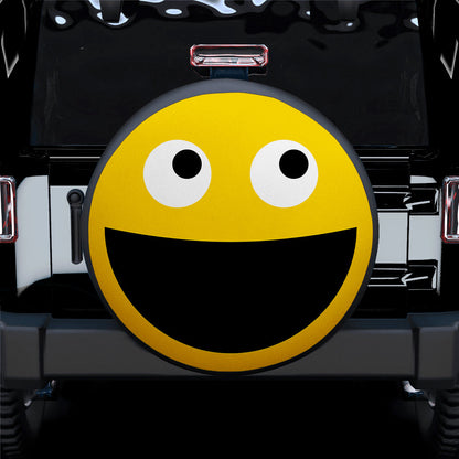 Funny Smile Face Car Spare Tire Cover