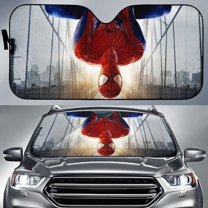 Funny Spider-Man Auto Sun Shade Nh07 Universal Fit 111204