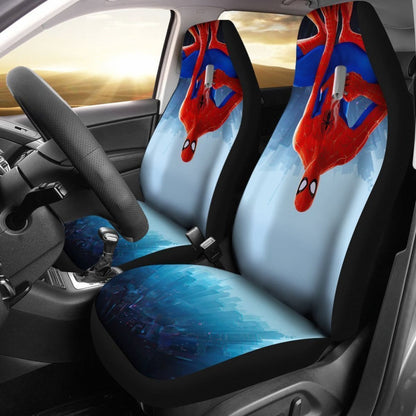 Funny Spider Man Into The Spider Verse Car Seat Covers Universal Fit 225721
