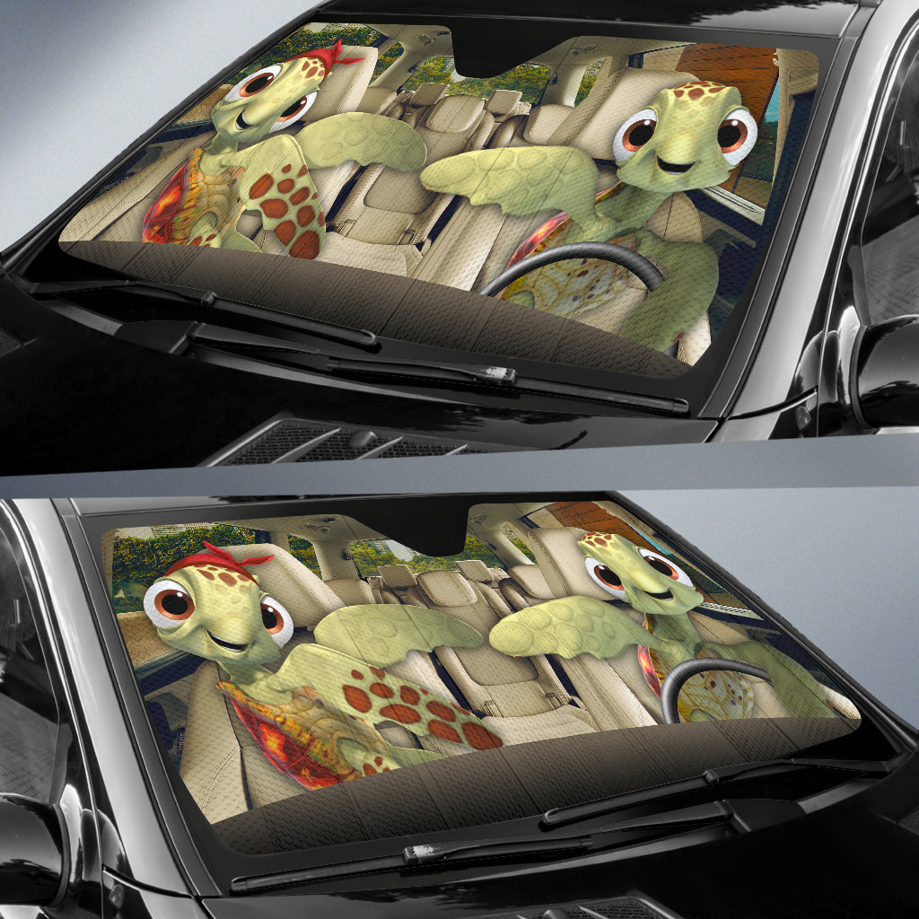 Funny Turles Finding Nemo Car Auto Sunshades