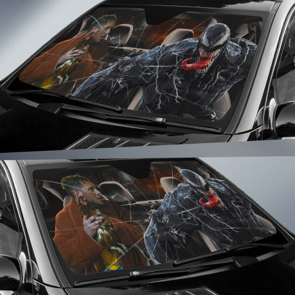 Funny Venom Car Auto Sunshades