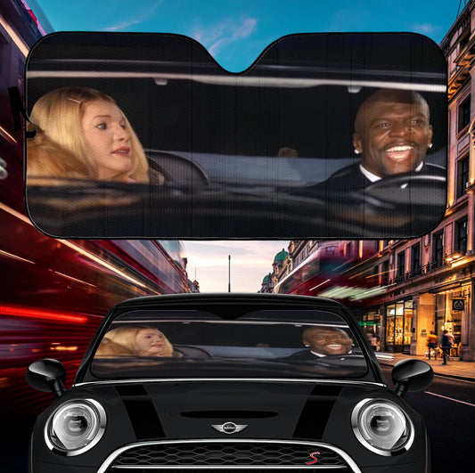 Funny White Chicks Singing Car Auto Sunshades