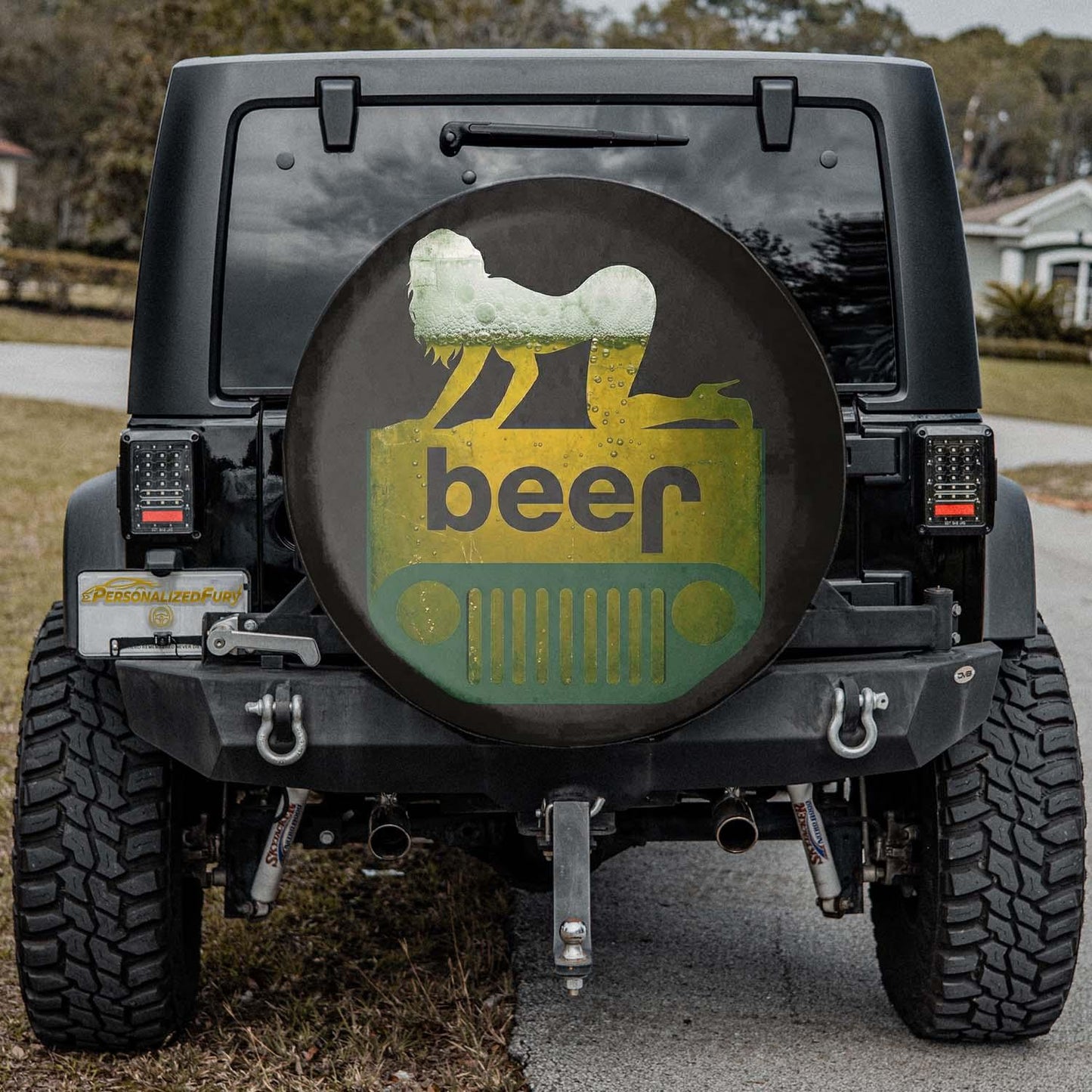 Funny Jeep Beer Square Tire Cover – Sexy Girl Accessories -PersonalizedFury - PersonalizedFury