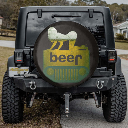 Funny Jeep Beer Square Tire Cover – Sexy Girl Accessories -PersonalizedFury - PersonalizedFury