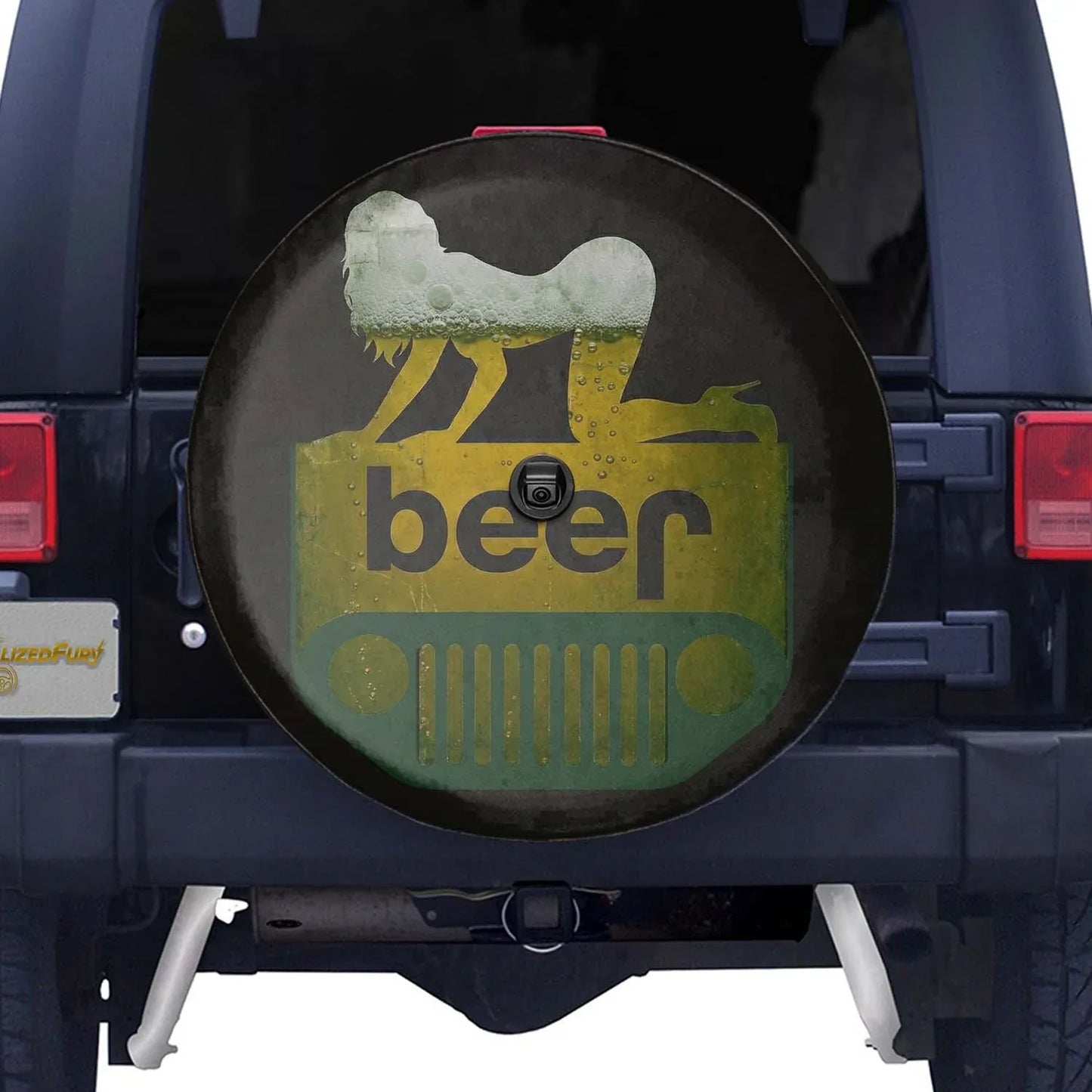 Funny Jeep Beer Square Tire Cover – Sexy Girl Accessories -PersonalizedFury - PersonalizedFury