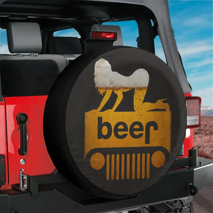 Jeep Beer Square Tire Cover – Funny Sexy Girl Jeep Accessories - PersonalizedFury