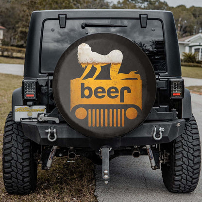 Jeep Beer Square Tire Cover – Funny Sexy Girl Jeep Accessories - PersonalizedFury