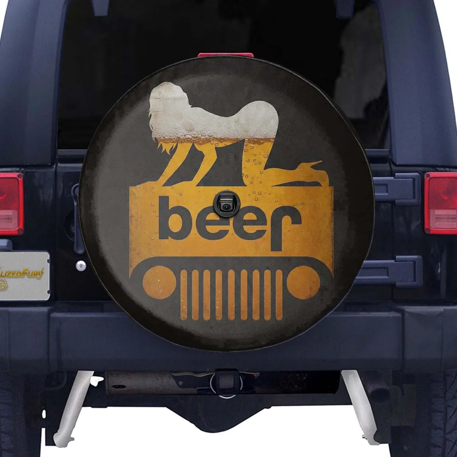 Jeep Beer Square Tire Cover – Funny Sexy Girl Jeep Accessories - PersonalizedFury