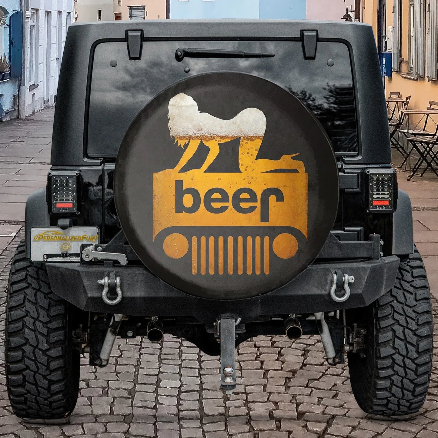 Jeep Beer Square Tire Cover – Funny Sexy Girl Jeep Accessories - PersonalizedFury