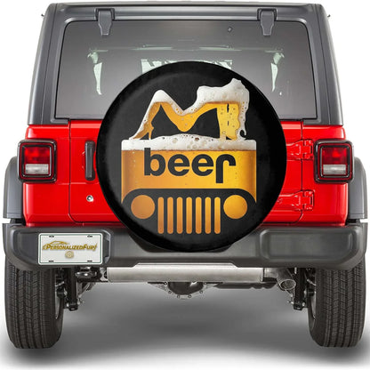 Sexy Girl Jeep Beer Square Tire Cover – Funny Jeep Accessories - PersonalizedFury