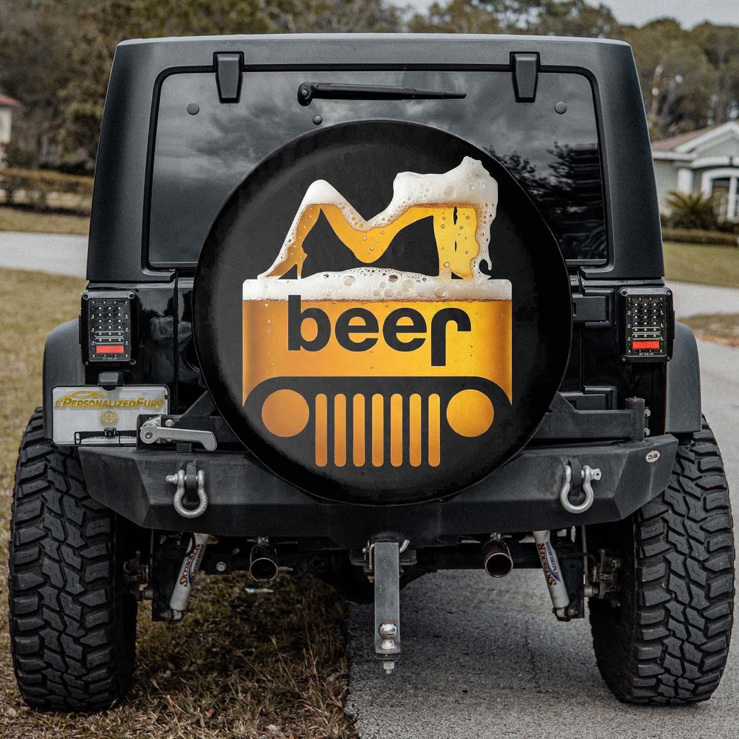 Sexy Girl Jeep Beer Square Tire Cover – Funny Jeep Accessories - PersonalizedFury